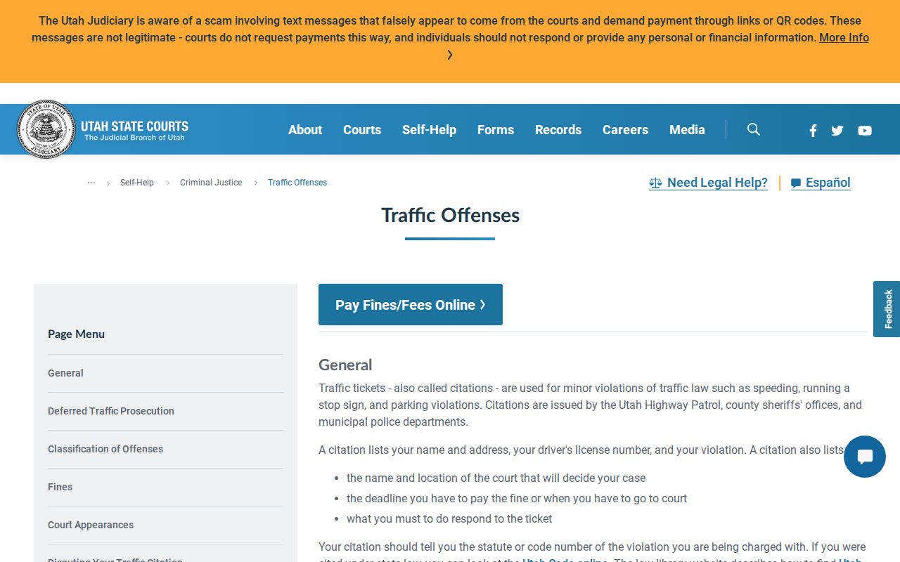 Garden City court docket Utah traffic case guide