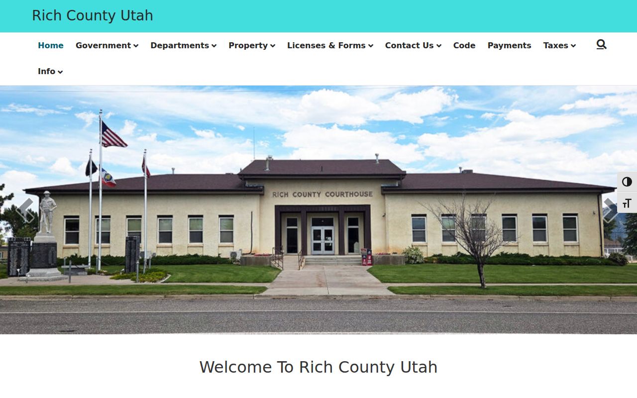 Rich County court docket county and city routes